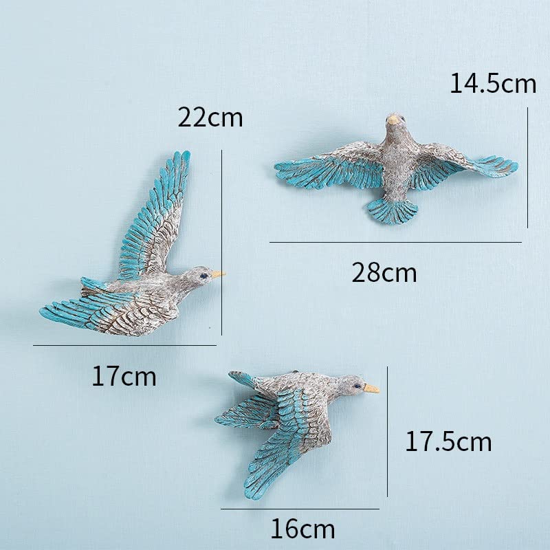 Amazon.co.jp: 3点 飛ぶ鳥 壁飾り 子供部屋 壁掛け カモメ 鳥 ビーチ  
