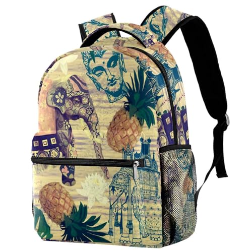 Sac à dos d'école motif ananas le cadeau idéal pour la rentrée des adolescents