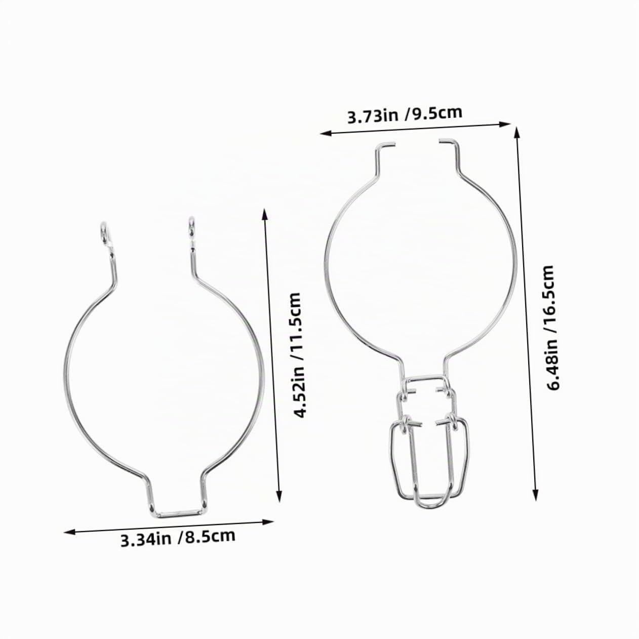Gatuida Hebillas Cierre Hermético 12 Piezas de Acero Inoxidable Diseño Único de Resorte y Fácil de Usar para Tarros de Vidrio para Tapas de Frascos