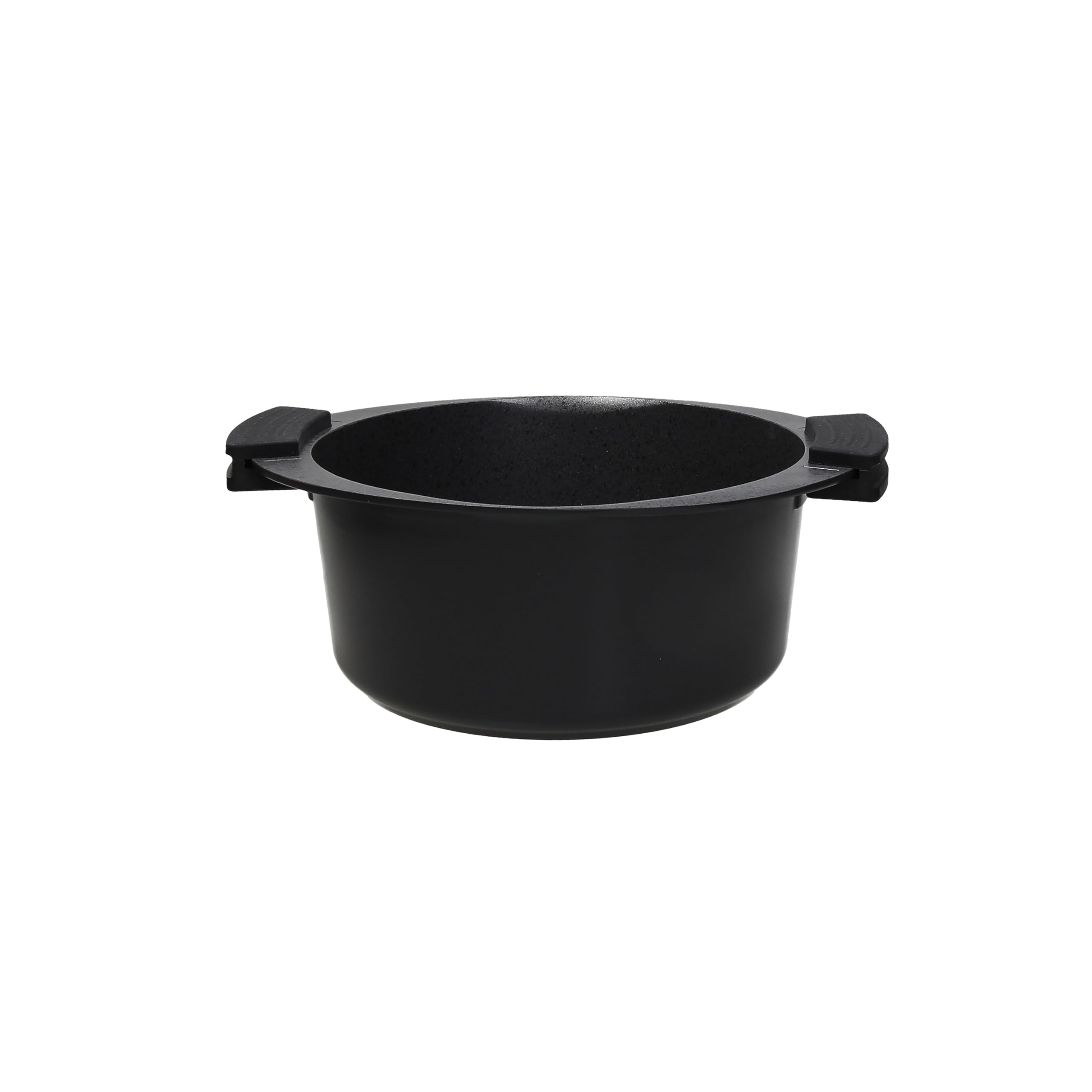 Tognana Avantspace 24 cm Aluminium Casserole Dish with 2 Handles, Black