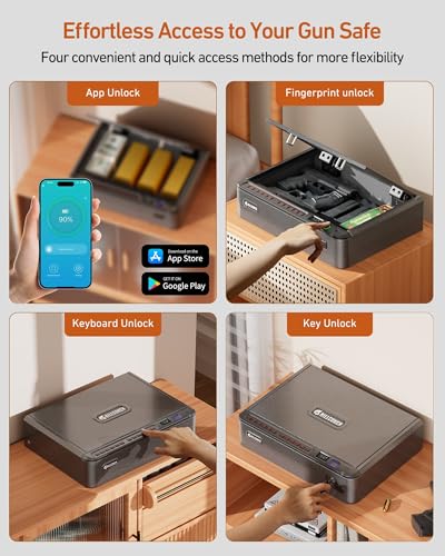 Biometric Gun Safe for Pistols