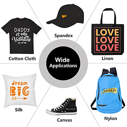 Heat Transfer Vinyl Htv For T-Shirts 12 Inches By 5 Feet Rolls (16 Pack) #TOP2