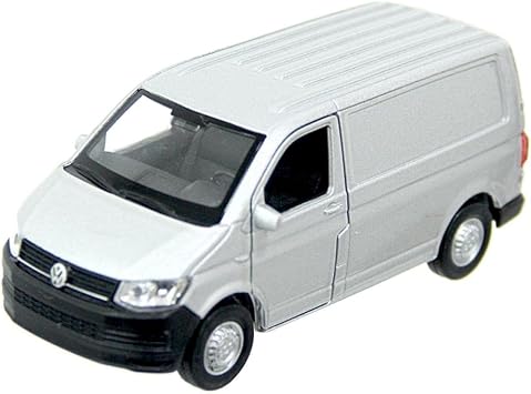 Welly 1:38 Volkswagen Transporter T6 Van Çek Bırak Minibüs (Kırmızı)