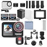 Alimentation et durée d'utilisation : 2 batteries lithium-ion rechargeables PATONA Platinum incluses. Autonomie 4K : environ 150 minutes par batterie.