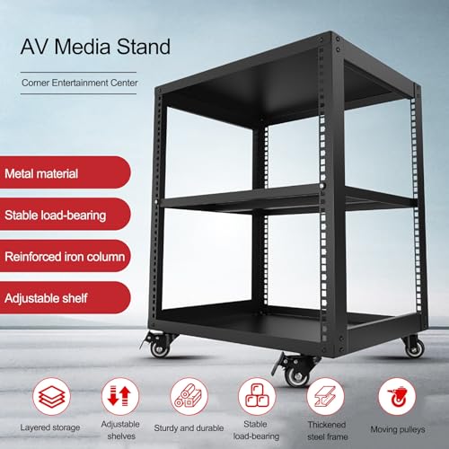Meuble TV d'angle mobile pour ajuster vos appareils multimédias - 3