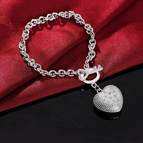 Bracelet clés de coeur cristallin : cadeau de couple idéal pour un mariage mémorable