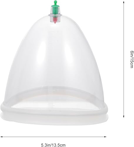 Miniatura 2 de Ciieeo Juego de bomba de mano con taza de ventosas al vacío, ventosas al vacío para mamas, levantamiento de glúteos, masaje corporal, juego de