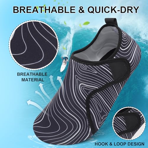 Mens Womens Barefoot Swim Shoes Quick-Dry Water Socks3