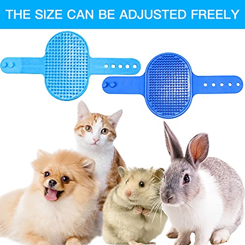 YOLUFER Kit de 4 peças de cuidados para coelhos – removedor de pelos, escova, pente de aço e pente d