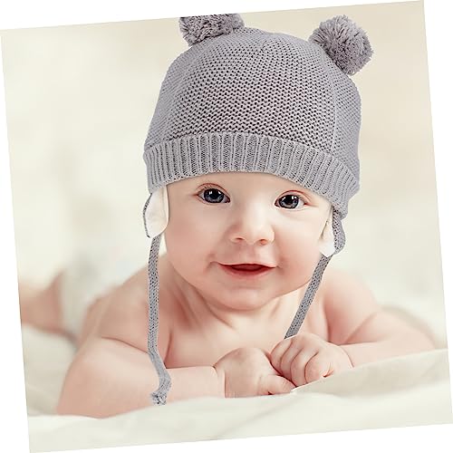 Fleece Lined Beanie Hat and Mittens for Boys Warm Winter Accessories with Chin Strap for Birthdays and Holidays2