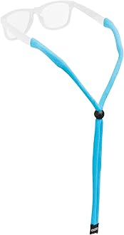 Chums Original Cotton Safety Eyewear Retaine-Unisex Keeper for Sunglasses-Adjustable Fit & Made in USA (Standard-End Size)