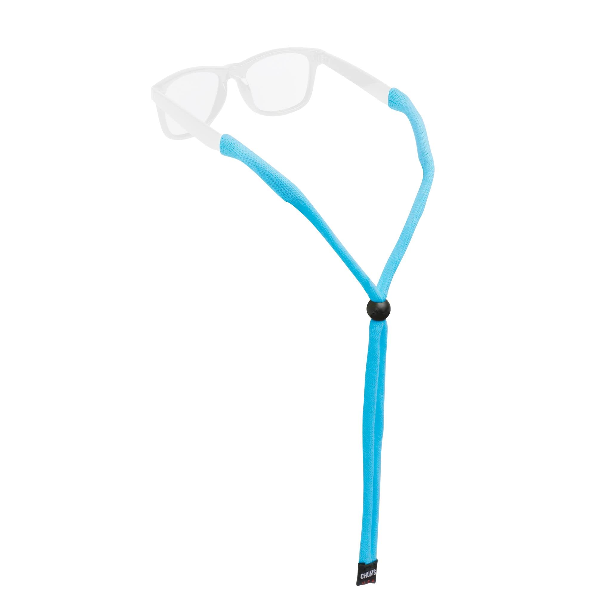ChumsOriginal Cotton Safety Eyewear Retaine-Unisex Keeper for Sunglasses-Adjustable Fit & Made in USA (Standard-End Size)