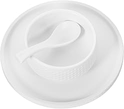 GRIRIW 1 Conjunto De Tigela De Sopa Para Tempo De Imersão Tigela De Cereal Engraçada Colher E Tigela Tigela De Cereal Com Palha Talheres De Cozinha Tigela De Cereal Tigela De