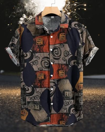 Image of IndoPrimo Casual Shirt for Men || Shirt for Men || Men Poly Cotton Stylish Shirt || Men Printed Shirt || Men Shirt Half Sleeve - Prime