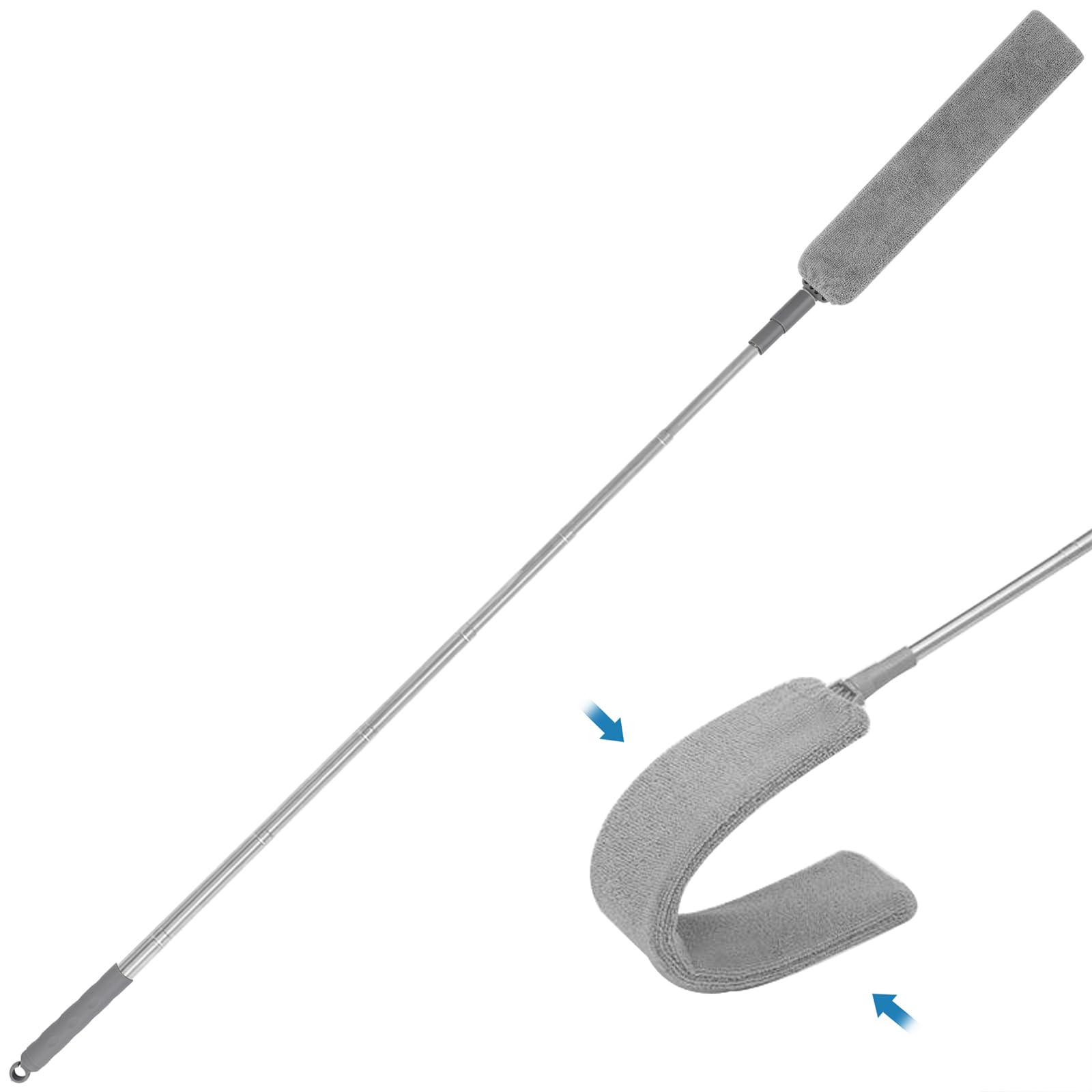 Retractable Gap Dust Cleaner - Multifunction Hand Duster, Microfiber Dusting Brush Gap Mop with 80" Extension Pole, Telescopic Dust Brush, Cleaning Tool for Ceiling Fan, Furniture Bottom Household Gap (B0C49GQBXX) Amazon Price History, Amazon Price Tracker