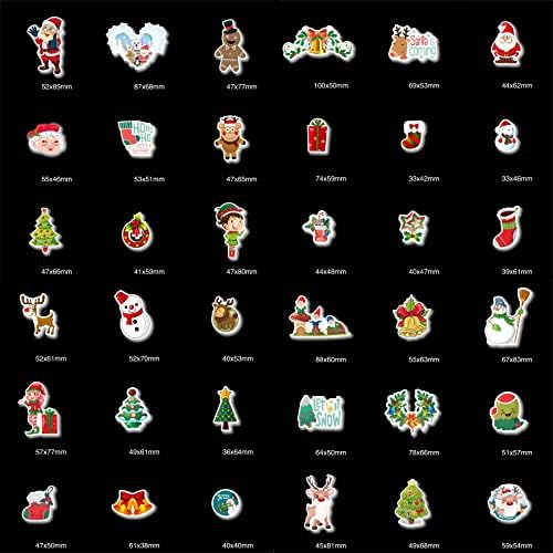 iJiZuo 56 Pieces Christmas Label Stickers, Christmas Stickers Gift Label Stickers, Stickers, for Christmas Themes for Kids Christmas Party