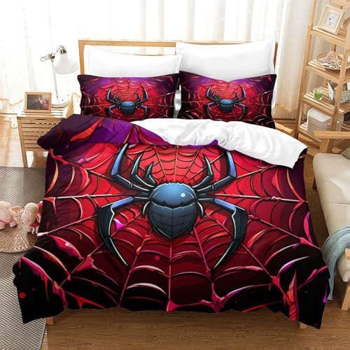 Housse de couette 3D effet microfibre hypoallergique douce