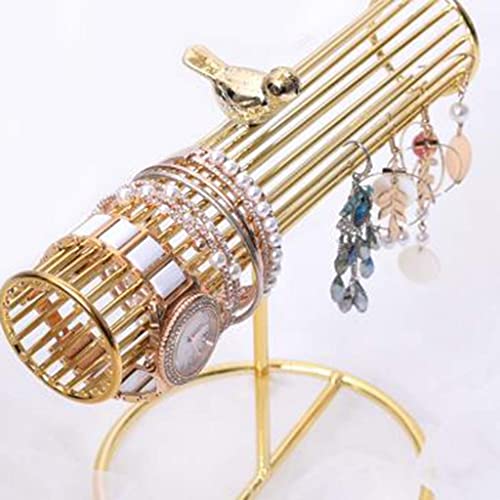 Rangement bijoux anti-nœuds support vertical pour longs colliers - 5