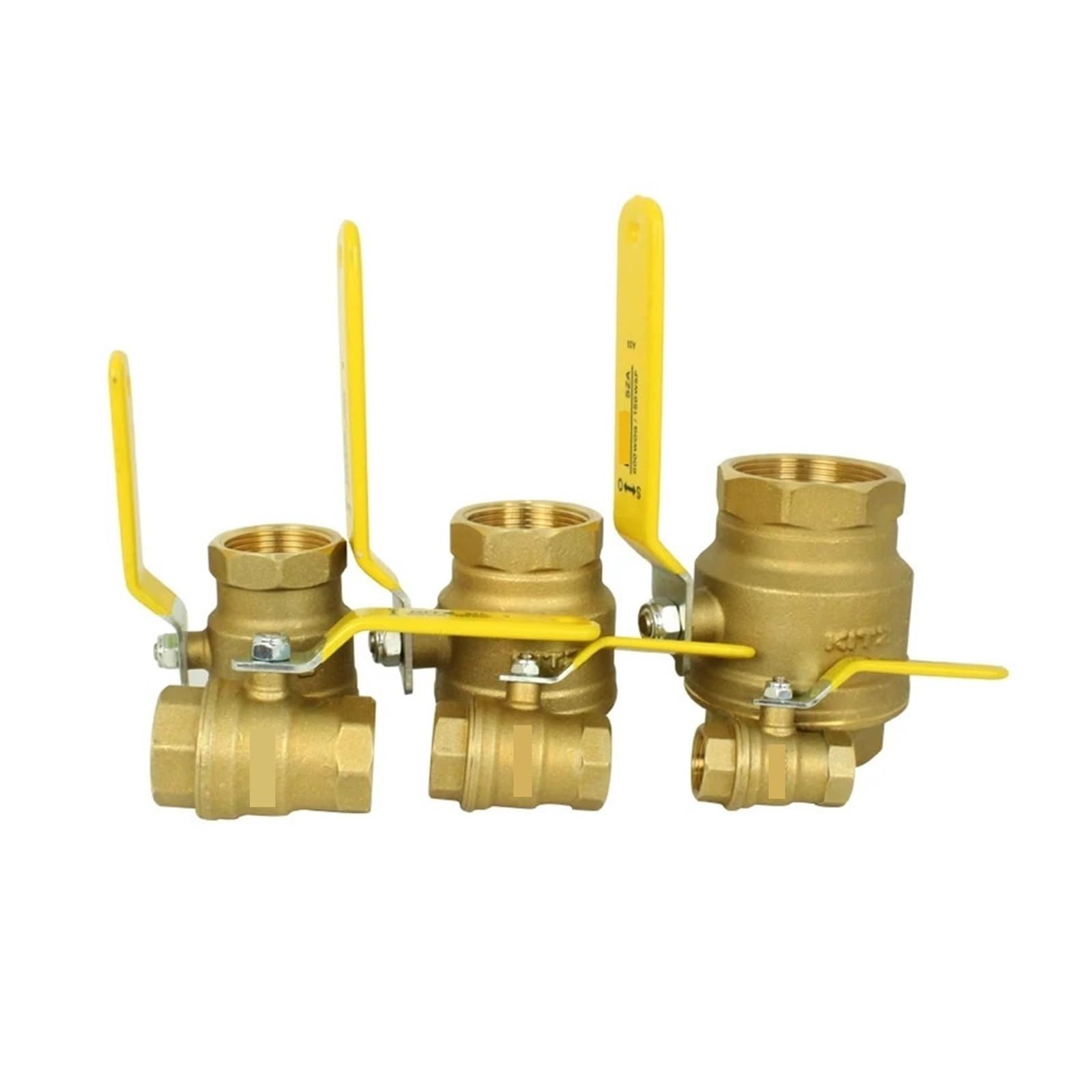 Válvula de Bola de 2 vías Válvula de Bola de latón Forjado Tipo S+Z+A 600, Rosca de Paso Completo for Agua, Aceite y gaes, 1/2 DN15, 15 mm DN20(DN10)