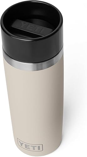 Miniatura 19 de YETI Rambler - Botella de viaje de 12 onzas, acero inoxidable, con aislamiento al vacío y tapa impermeable para viajeros, Verde Bosque Negro verde