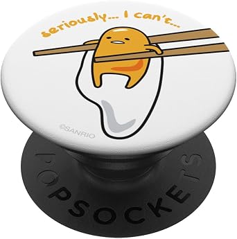 Gudetama Chopsticks PopSockets Stand for Smartphones and Tablets PopSockets Adhesive PopGrip