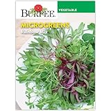 Burpee Rainbow Mix Microgreens Seeds - Zesty, Nutritious Indoor Blend
