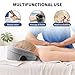 Face Down Pillow Massage Headrest for Bed, Stomach Sleeping Pillow, Face Cradle, BBL Pillow After Surgery Post Eye Surgery Recovery Equipment for Massage Tables, Piercing Pillows Removable Cover Grey