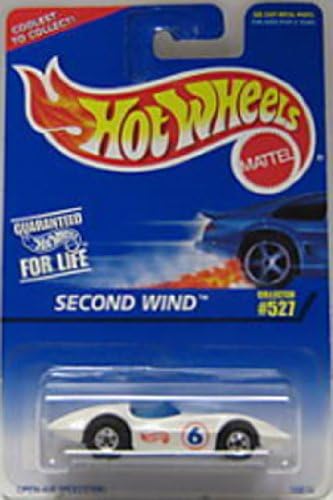 Hot Wheels Second Wind 1997 White Second Wind Collector #527 1:64 Scale Collectible Die Cast Car