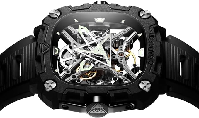 Image of CIGA Design Stainless Steel Men Eye Of Horus Dial Color Silver Analog Watch - X051-Bs01-W5B