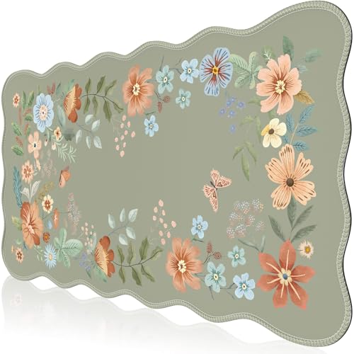 Tapis de souris grand format iCasso résistant pour éviter les rayures de bureau
