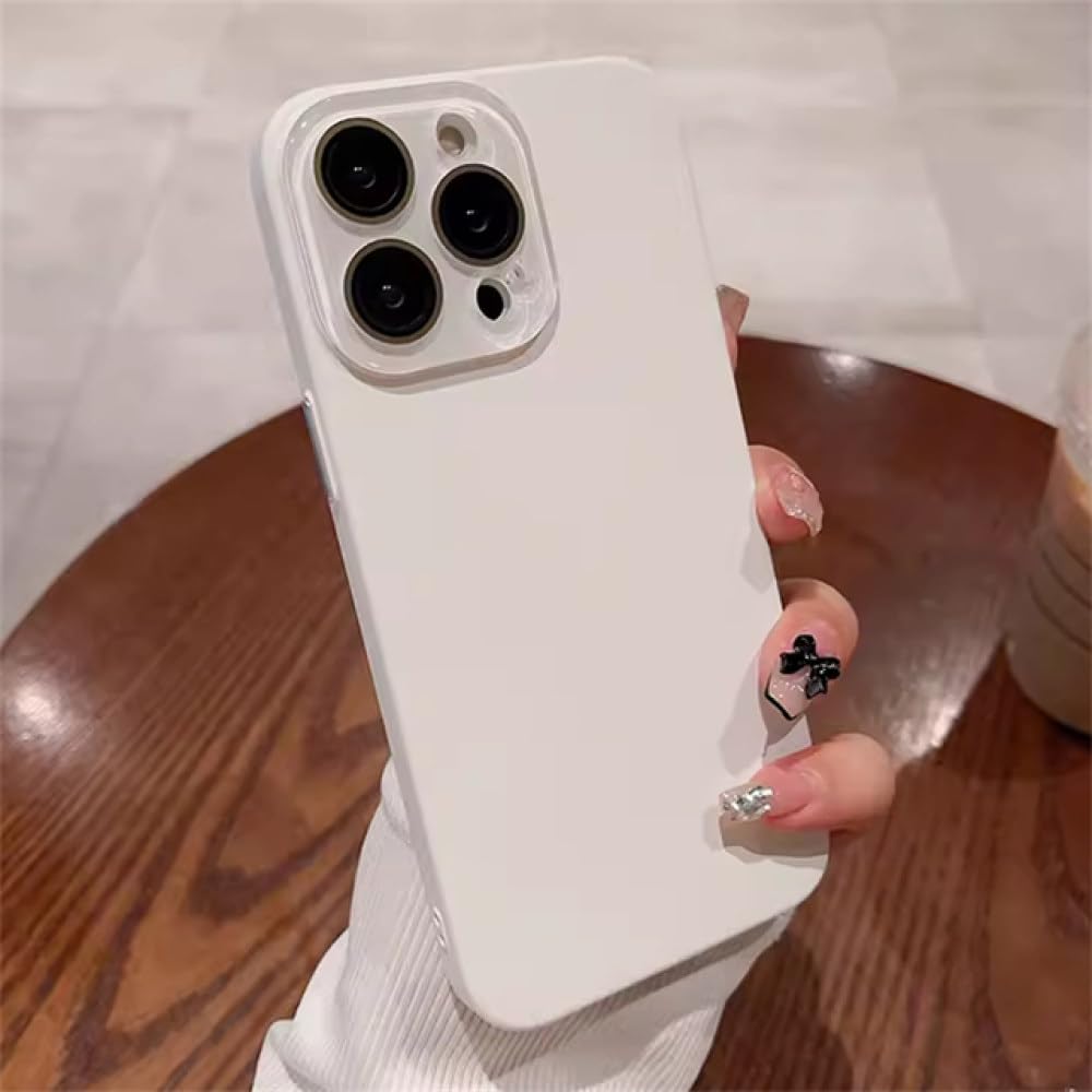 Coque iPhone 11 Pro Max rigide blanc antique finition mate premium