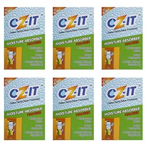 CZ-IT Moisture Absorber Hanger-400g (Pack of 6), GREEN, (CZ86)