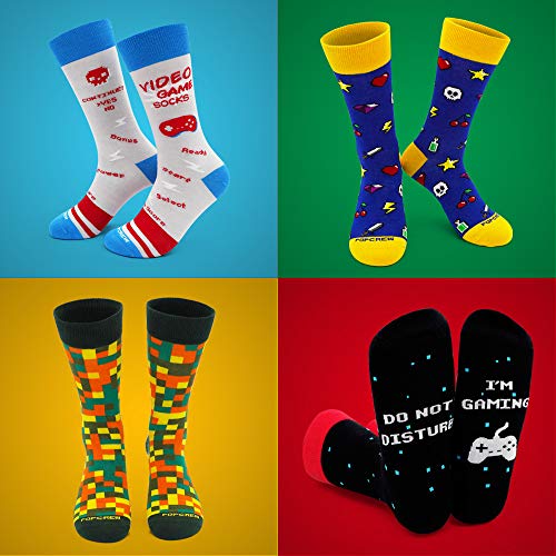 Chaussettes de jeu vidéo rétro PopCrewTM pour vos soirées console - 4