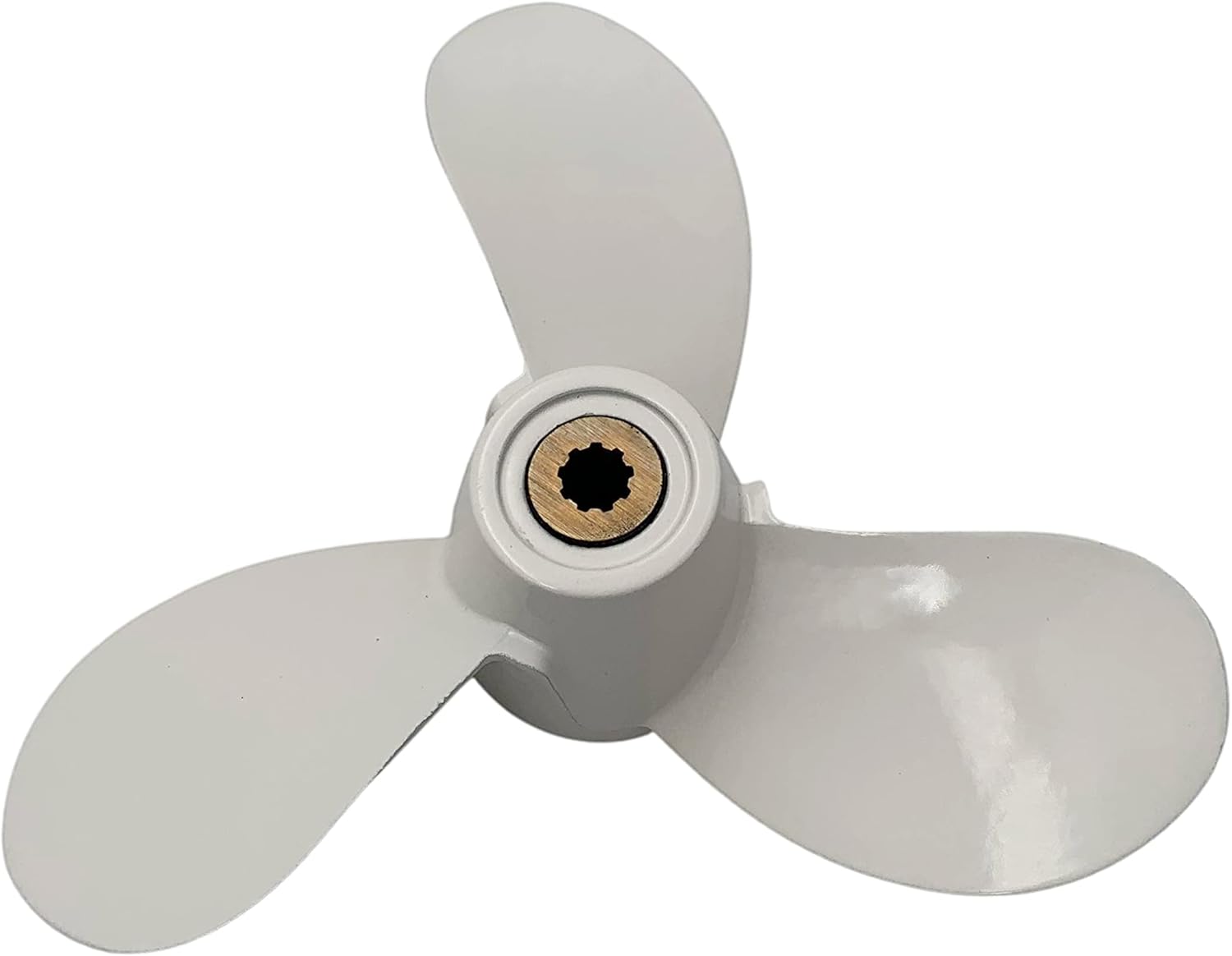 Boat Propeller 7 1/4x5 1/2 Fit for Yamaha Outboard 2HP 3 Blades Aluminum Propel RH OEM NO: 7.25x5.5