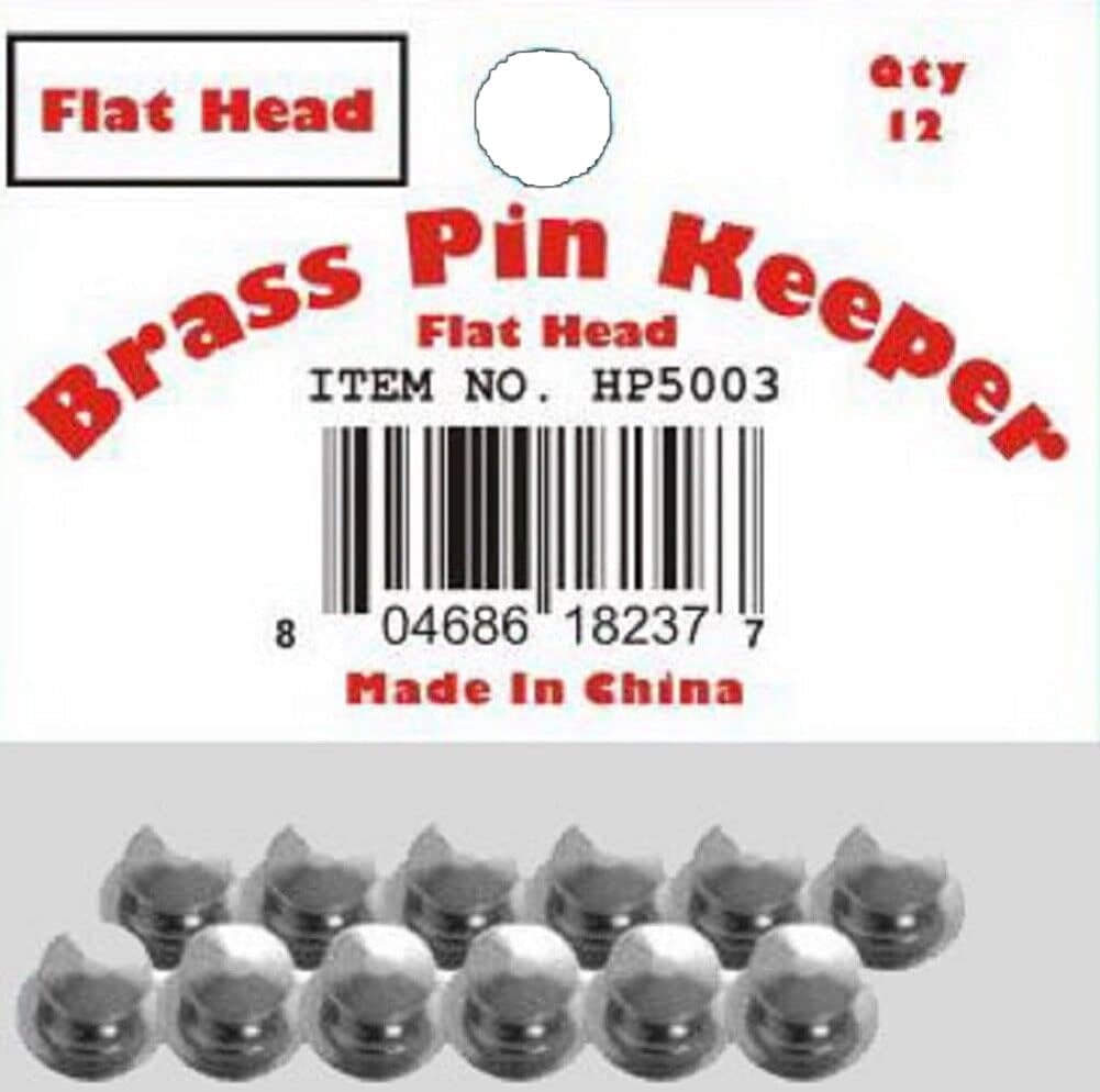 (60 Pieces) Silver Flat Head Pin Keepers Pin Backs Pin Locks Locking Pin Backs