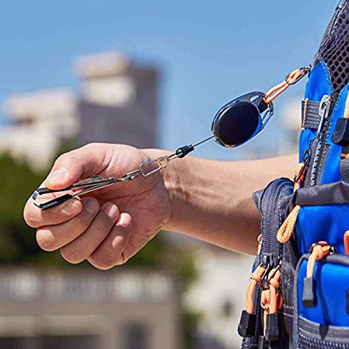 Foto von HiBD Fishing Quick Knot Bindewerkzeug 3 Sets Edelstahl 4 in 1 Werkzeug Inklusive Quick Knot Knoter Fliegenschnurclipper Hakenspitzer Hakenöse Nadel mit Zinger Retraktor