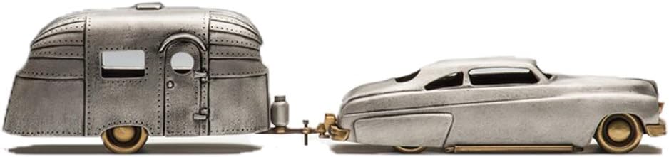 Bronze Sculpture - 49' Mercury & Aero Stream Trailer