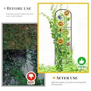 2 Pack Garden Trellis for Climbing Plants Outdoor, Metal Plant Trellis Vine Frame Support for Potted, Decoration Plant Wall Brackets Lattice for Indoor Flowers Vegetable Fruits Rose 2 Pack Garden Trellis for Climbing Plants Outdoor Metal Plant Trellis Vine Frame Support for Potted Decoration Plant Wall Brackets Lattice for Indoor Flowers Vegetable Fruits Rose