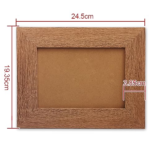 Personalised Photo Frame Engraved 7X5 Wood Photo Album for Her Him Girls Women Wife Family Memorial Gift for Birthday Mothers Day Fathers Day Christmas (Landscape) Design 01 - Image 4