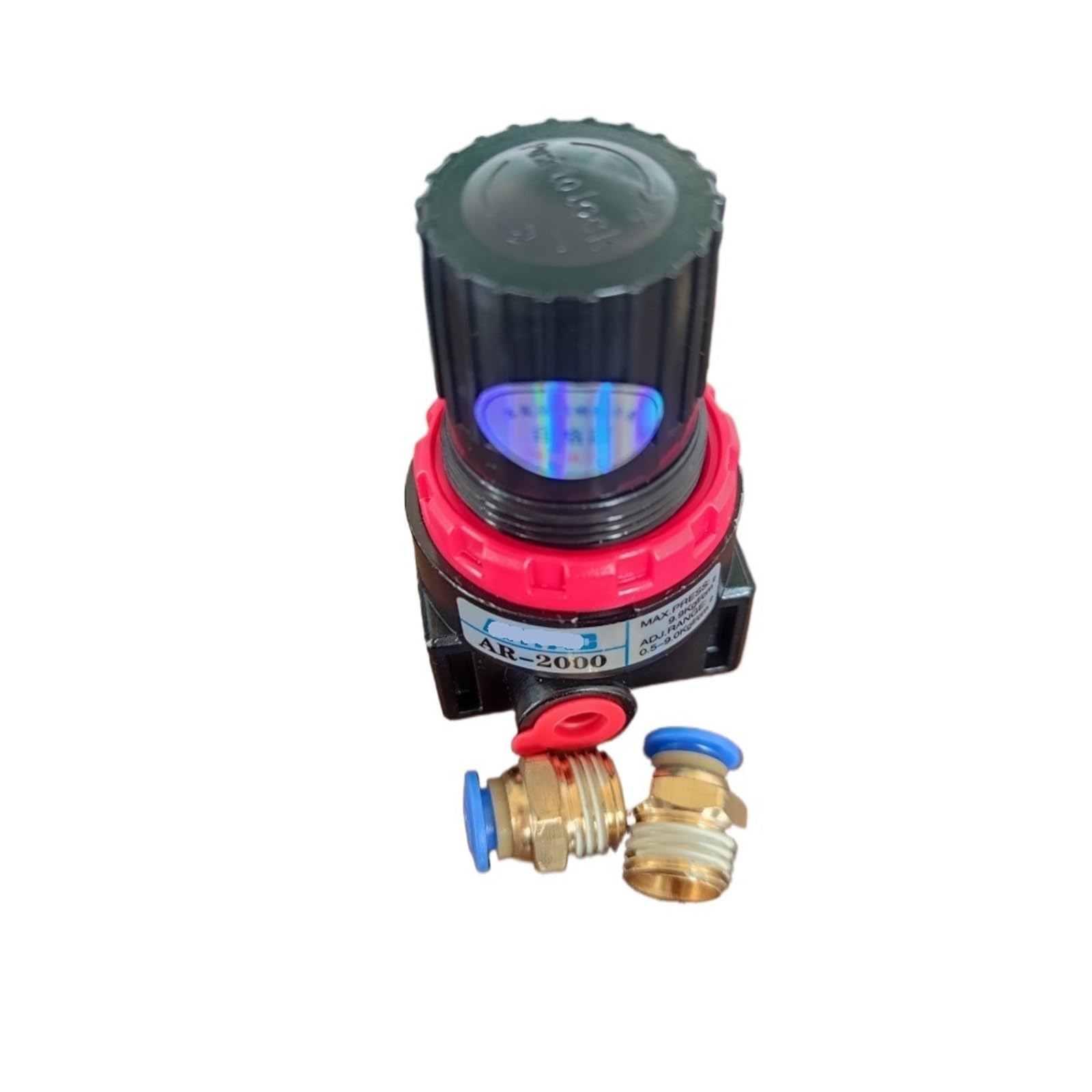 AYNRJKKX AR2000 G1/4 Thread Pneumatic regulating Pressure Valve Flow Control/air Compressor Drain Filter Regulator Switch(AR2000 PC10)