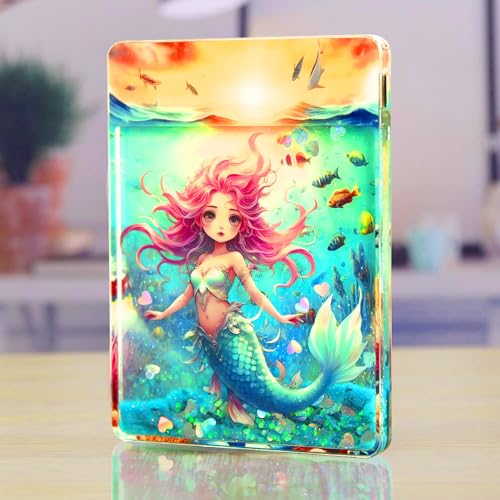 Lámpara de mesa nocturna sirena con luz LED portátil