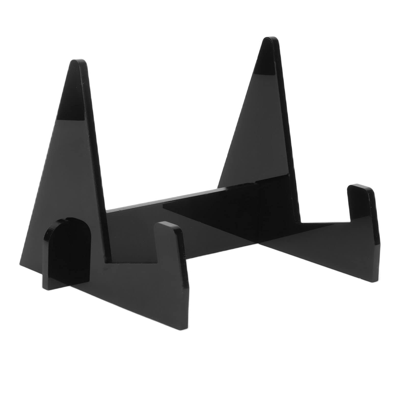 Kuuleyn Soporte para Libros, Soporte para exhibición de Libros, Soporte para exhibición de Libros de acrílico, Soporte para Libros, estantería de Oficina, estantería para Cocina y hogar(Negro)