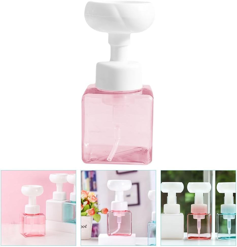 2Pcs Flower Foaming Soap Dispenser Flower Foam Dispenser Pump Bottle Refillable Pump Bottles for Bathroom Liquid, Shampoo, 250Ml - Image 7