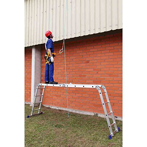 Escada Multif. Com Plataforma 4x4 16 Degraus Nacional