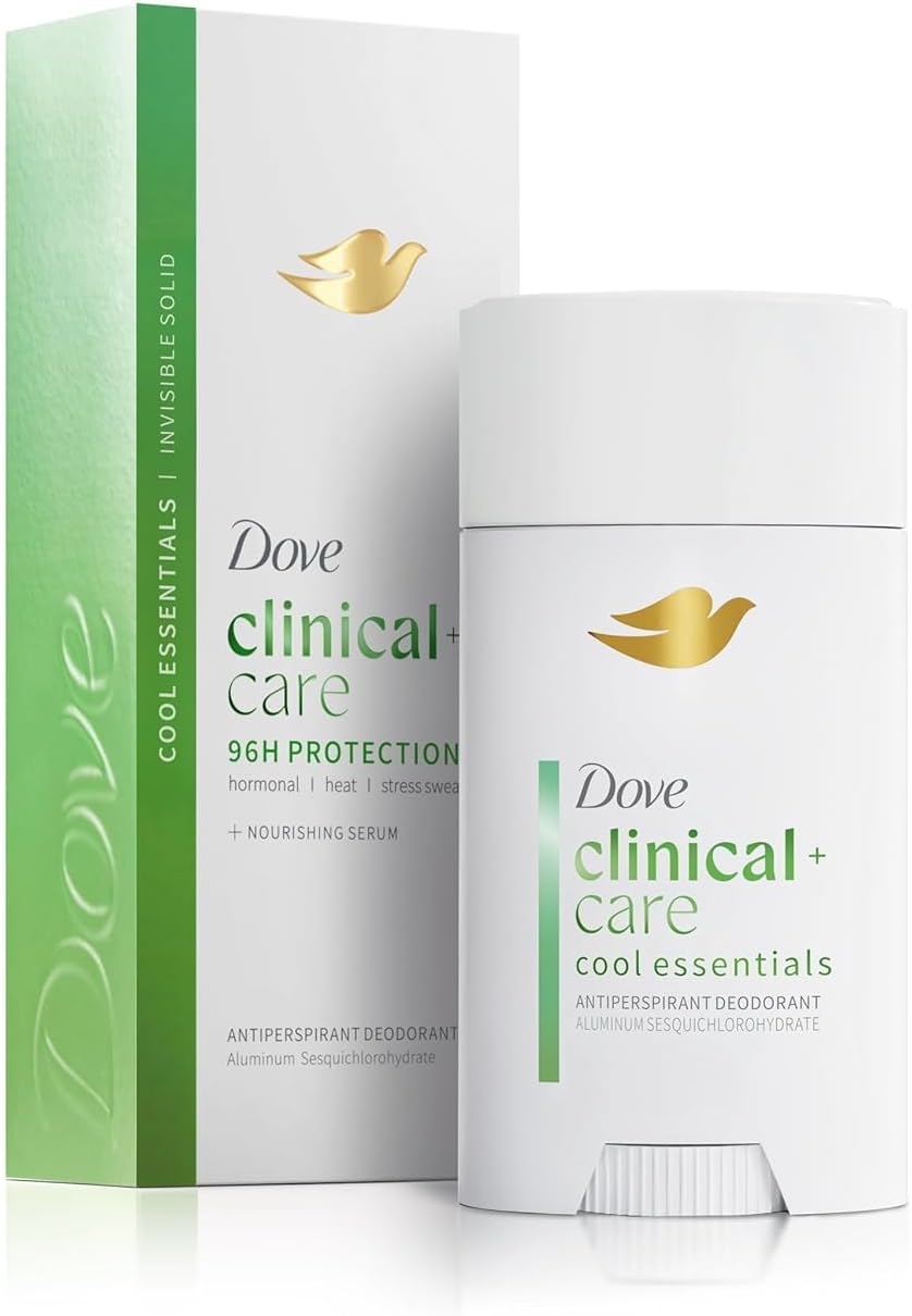 Dove Clinical + Care Cool Essentials Antiperspirant Stick, 2.6 oz