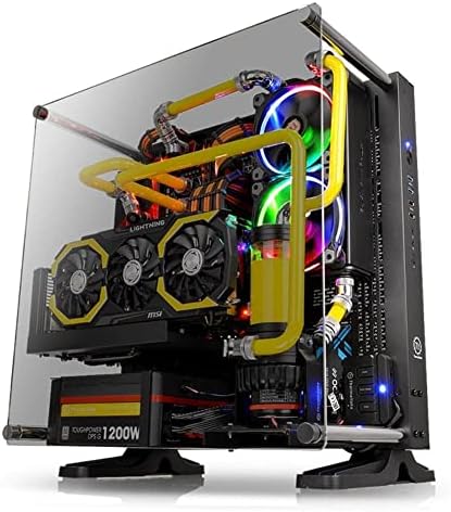 Thermaltake Core P3 TG Black ATX Open Frame Panoramic Viewing Tt LCS Certified Gaming Computer Case CA 1G4 00M1WN 06