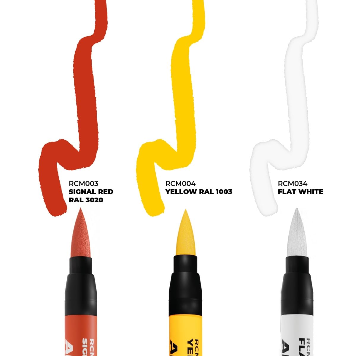 AK REAL COLORS MARKER SET RCM106 TACTICAL MARKINGS (3pcs)