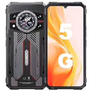 CUBOT Kingkong 11 – 5G Smartphone 6,72" FHD+ 120Hz, 16GB RAM (16GB+16GB Erweitert), 256GB ROM, 108MP Kamera, 10200mAh Akku, Android 15, Dimensity 7025, Schwarz