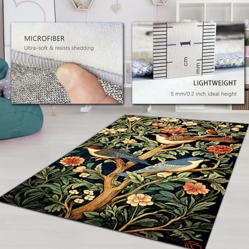 Tapis lavable grand format antidérapant pour chambre à coucher - 6