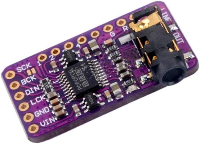 Comimark 1Pcs Interface I2S PCM5102 DAC Decoder GY-PCM5102 I2S Player Module for Raspberry Pi